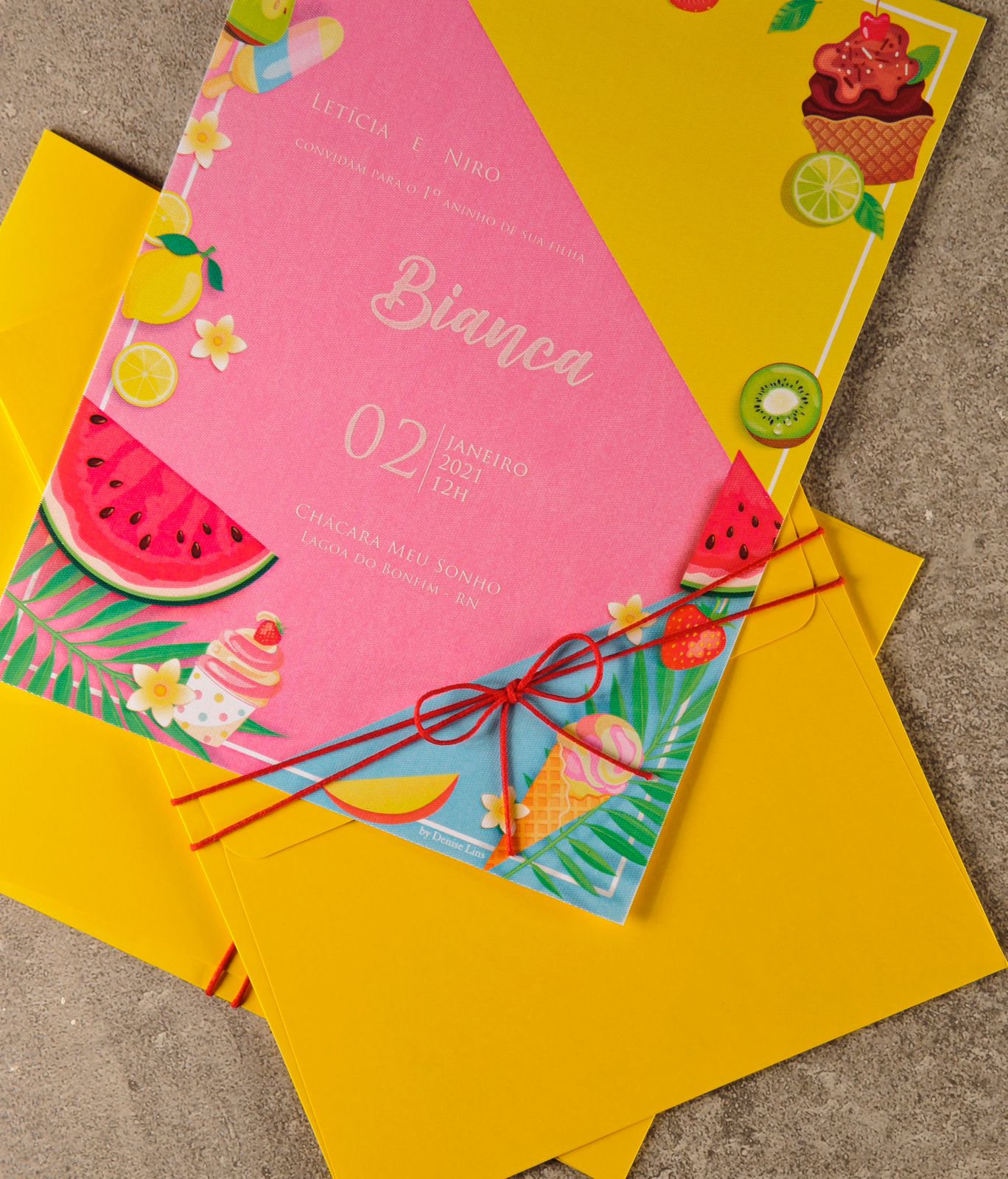 Denise Lins Convites | Aniversário